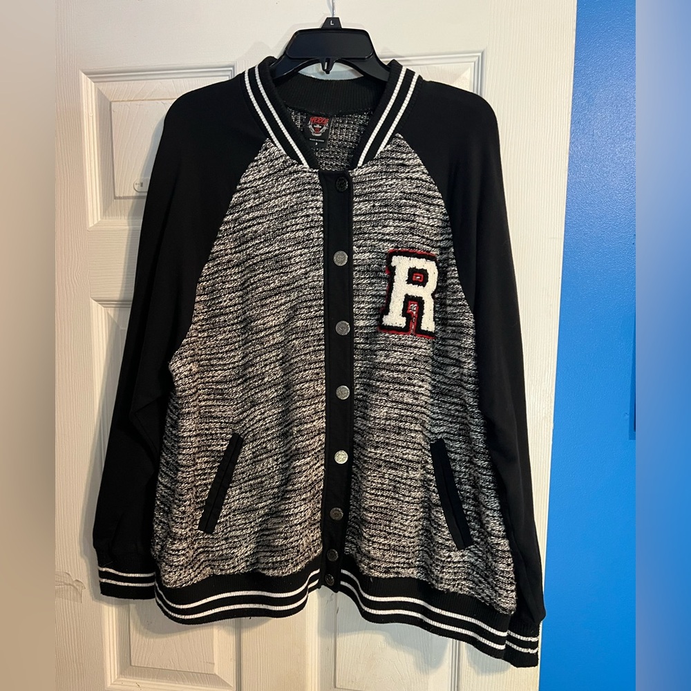 Rebel Wilson Torrid Collection letterman’s sweater 3XL Great USED Cond